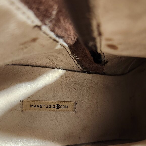 Leather boots MAX STUDIOS 6 1/2 - Picture 4 of 4